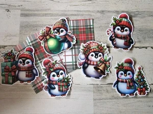 scrapbook page kit Winter penguin #105 - Picture 1 of 2