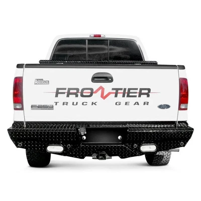 For Ford F-250 Super Duty 99-07 Bumper Diamond Series Full Width Black Powder Foto 1 de 3