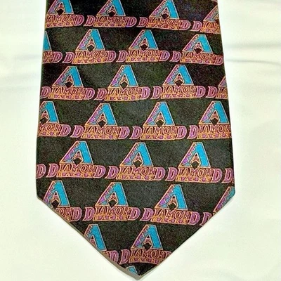 Corbata deportiva MLB para hombre Arizona Diamondbacks Logo 2002 seda Ralph Marlin RM Foto 1 de 4