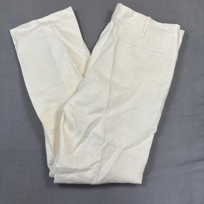 Ralph Lauren Sport Pants Womens 12 Linen Straight Leg Classic Dressy Summer - Image 1 of 4