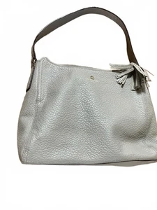 Kate Spade graue Lederhandtasche mit Quastendetail - Bild 1 von 4