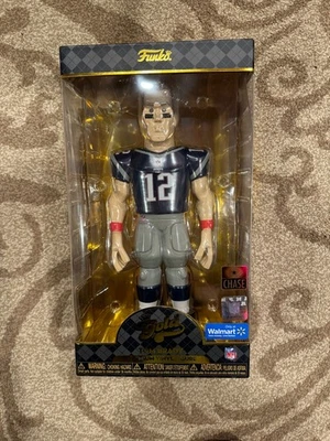 Funko Gold TOM BRADY New England Patriots 12” Figura de persecución exclusiva de Walmart nueva Foto 1 de 4