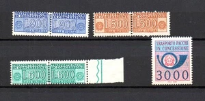 Italien 1976/84 Satz Paketmarken (Michel PK 19/22) schön postfrisch - Bild 1 von 2