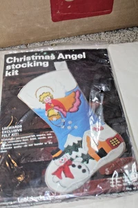 LeeWards Weihnachtsengel Strumpf Set Vintage. #15-43768. 16". Neu & Versiegelt. - Bild 1 von 2