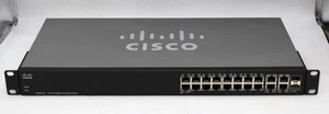 Conmutador administrado Cisco SG300-28MP 28 puertos Gigabit Max-PoE *USADO* - Imagen 1 de 2