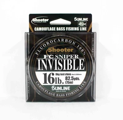 Sunline Fluorocarbon Line FC Sniper Invisible 75m 16lb 0.35mm (2230) - Image 1 of 4
