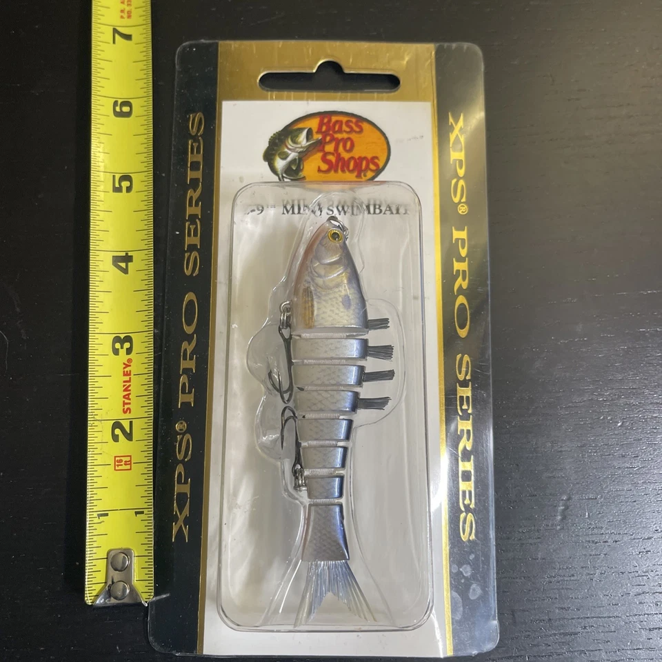 Мини плавучие наживки Bass Pro Shops XPS Pro Series Z-9 MZ9R-67 зеленые Shad 4 дюйма 1,7 унции новые в коробке - Изображение 1 из 4