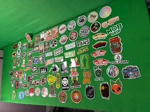 VANS "Off The Wall" Vinyl Decal Sticker different Kind Of Stickers ( Lot Of 88 ) - Picture 1 of 13