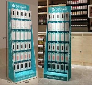 Espositore in cartone pressato 60x28x150cm 30 ganci - Foto 1 di 1