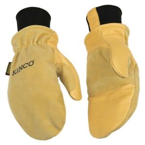 Kinco 901T Cold Weather Pigskin Leather Mitten Thermal Lined Waterproof Ski Mitt