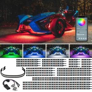 LEDGlow 32pc Bluetooth Advanced Million Color Lighting Kit for Polaris Slingshot - Bild 1 von 6