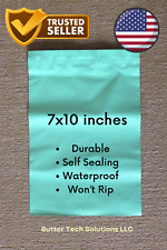 50 Neuwertig Grün Polybeutel Versender Klein 7x10" Selbstversiegelnde Versand Umschlag Taschen
