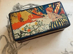 Ancienne boite en tôle lithographiée établissements Debray - Publicité - Picture 1 of 3