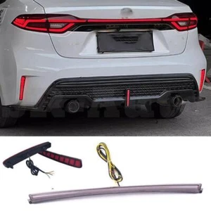 For Toyota Corolla 2019-2023 Rear Door Trunk LED Tail Light Cover Fog Light Turn - Bild 1 von 6