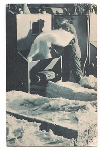 COTTON BALES Fiber Blend Machine TEXTILE INDUSTRY  North Carolina Postcard NC  - Picture 1 of 2