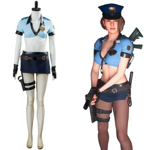 Costume Cosplay Resident Evil 3 Remake Jill San Valentino Uniforme Halloween - Foto 1 di 6
