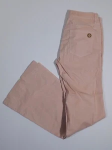 Pantalón para mujer TORY BURCH algodón cepillado elástico cintura alta con llamaradas talla 25 - Imagen 1 de 10