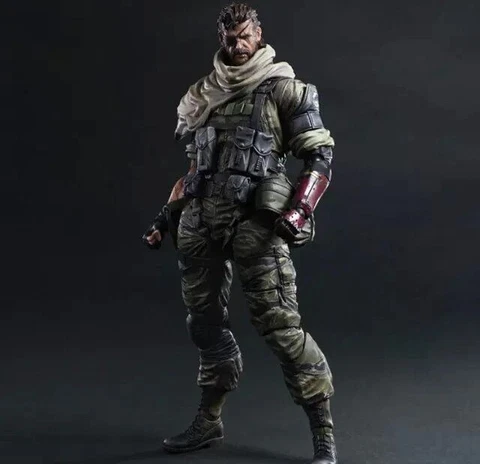 New PLAY ARTS PVC 33cm Metal Gear Solid V Snake Action Figure Model Toys Cover