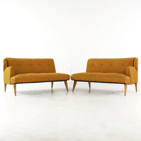 Paul McCobb for Planner Group Mid Century 2 Piece Sofa Sectional Cover