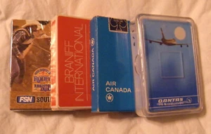 Airline Spielkarten, 4 Decks, Braniff, Southwest, Qantas & Air Canada - Bild 1 von 1