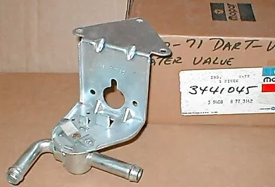 Mopar 1970 1971 1972 1973 1974 Dart, Plymouth Valiant water valve 3441045, NOS  - Image 1 of 4
