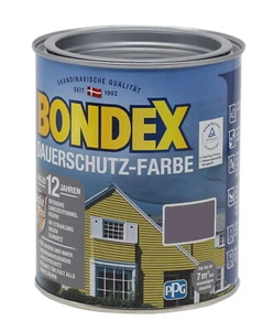 Bondex Dauerschutzfarbe taupe (montana) 0,75L Wetterschutzfarbe Holzfarbe - Bild 1 von 8