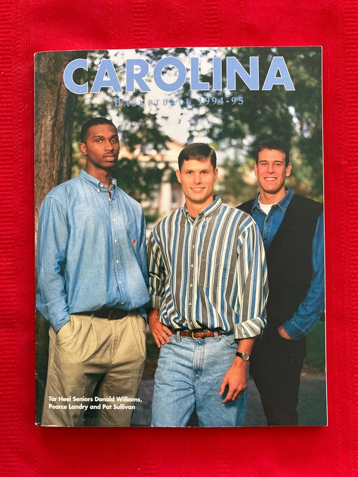 1994-1995 NCAA Carolina del Norte Tar Heels baloncesto guía de medios / Final Four Foto 1 de 1