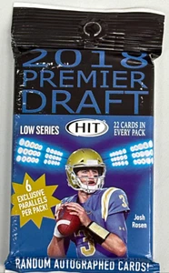2018 Sage Hit Premier Low Series Football Fat Pack - Sealed - Josh Allen RC? - Picture 1 of 1