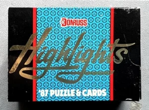 1987 DONRUSS HIGHLIGHTS 56-CARD SET (NM/M) with CLEMENTE PUZZLE / FACTORY SEALED - Picture 1 of 6