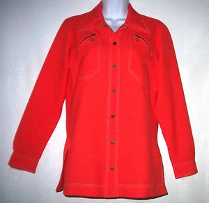 Women's Retro 70s KING JAMES California Jean Mod Rockabilly Hipster Vtg Shirt - Bild 1 von 1