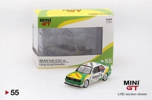 MINI GT BMW M3 E30 1991 exclusivo de Hong Kong #6 ~ 1/64 - Imagen 1 de 3