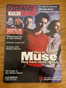 Kerrang Magazine Issue 842 Muse Whatus Marilyn Manson Ozzfest - Picture 1 of 1