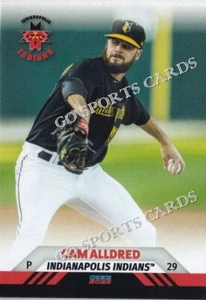 2022 Indianapolis Indians Cam Alldred RC Rookie Pittsburgh Pirates - Picture 1 of 1