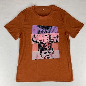 Horror Icons Halloween T-Shirt – Freddy, Jason, Ghostface & Michael Myers Size M - Picture 1 of 9