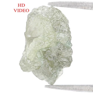 9.49 CT Natural Loose Rough Shape Diamond 15.35 MM Grey Color Diamond LQ3356 - Picture 1 of 8