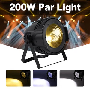 200W COB LED Par Light Stage DJ Par Can Light Audience Blinder Spot Light DMX512 - Picture 1 of 12