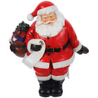  Resin Office Xmas Party Supplies Desktop Santa Claus Ornament Prop