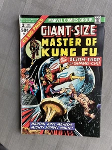 MASTER OF KUNG FU GIANT SIZE N°2 1974 VO EN BON ÉTAT / FINE - Imagen 1 de 4