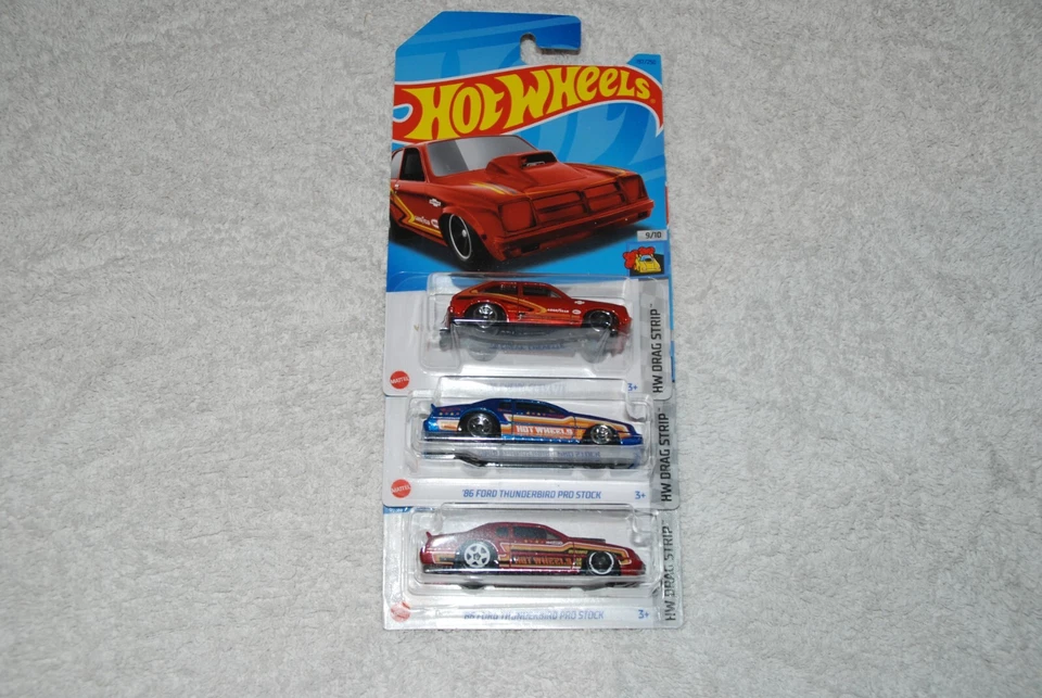 3x Tira de arrastre Hot Wheels - Ford Thunderbird, nueva sellada Foto 1 de 1