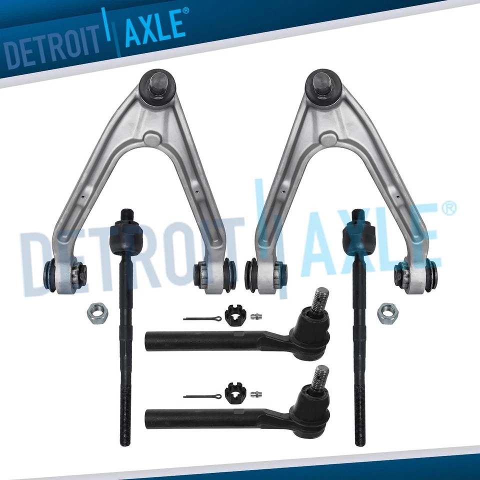 Brazos de control superiores delanteros rótula extremos de varilla de amarre interior exterior para Hummer H3 2006 Foto 1 de 4