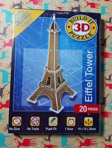 Eiffel Tower Build It 3D Mini Monumental Puzzle - Picture 1 of 2