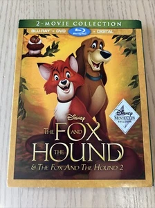 Disney The Fox and The Hound 2 Movie Double Feature Blu-ray DVD & Digital Copy - Picture 1 of 2