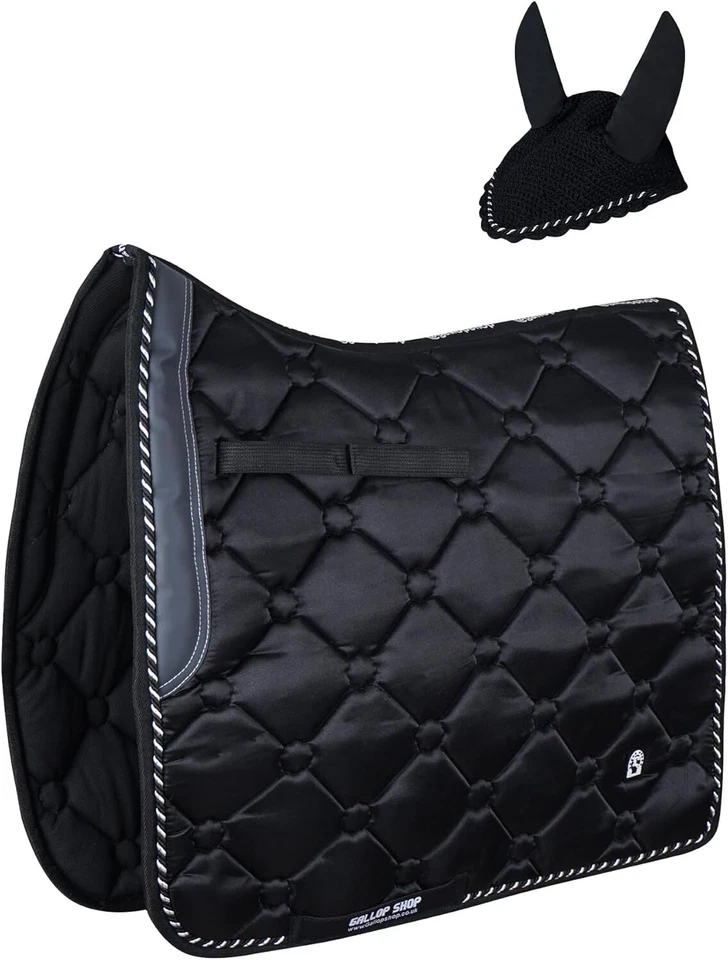 Conjunto de almohadilla y capó premium para silla de montar blazer doma/satinado, transpirable, alto-ancho Foto 1 de 1