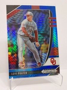 2020 PRIZM DRAFT PICKS LEVI PRATER BLUE HYPER PRIZM PDP93 CARDINALS RC Rookie