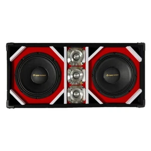 Bassrocker geladen 10" 3 Hochtöner brasilianischer Stil Chuchero DJ Box Gehäuse - Bild 1 von 5