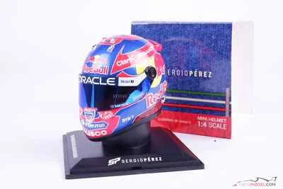 Sergio Checo Perez 2024 Mexico GP Red Bull Racing, mini helmet, 1:4 Schuberth - Image 1 of 4