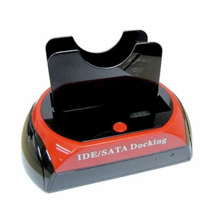 BASE DOCKING DOBLE PARA DISCOS DUROS HDD IDE SATA 2.5 3.5 A USB 2.0 CAJA DOCK - Imagen 1 de 1