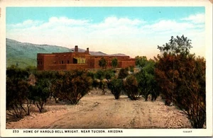 Heimat von Harold Bell Wright Toskan Arizona AZ Postkarte WB UNP - Bild 1 von 2
