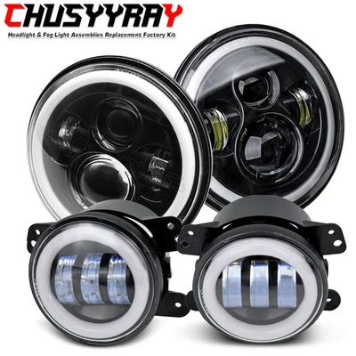 Faros antiniebla LED 7\" 4\'\' para Freightliner Coronado 2001-2016 Foto 1 de 4