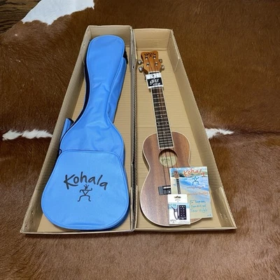 NIOB Kohala KP-C Kanikapila Mahogany Concert Ukulele Pack Gig Bag & Tuner - Image 1 of 4